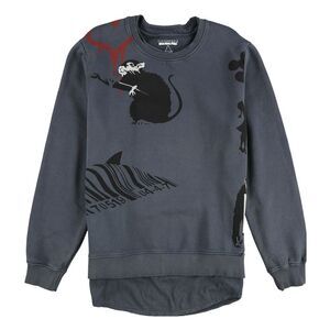 Elevenparis Mens Layered Sweatshirt, Blue, NWT